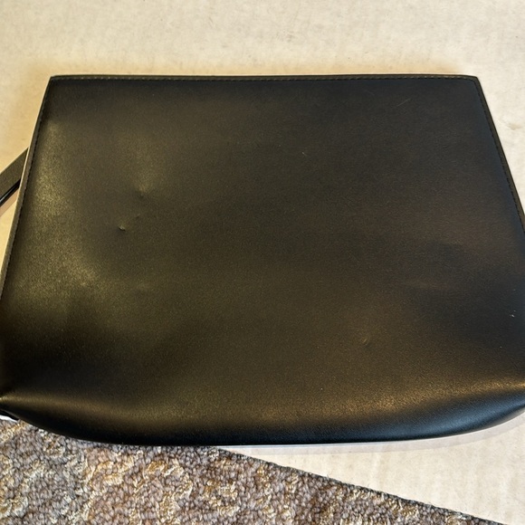 Narciso Rodriguez Black Cosmetic Bag Sleek Minimalist Design NWOT - Picture 3 of 5